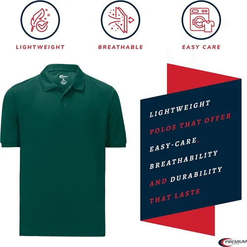 Miniatura 2 de Premium Wear Boys High Moisture Wicking Polo T Shirts