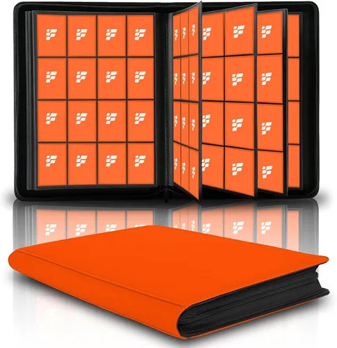 Miniatura 10 de Carpeta de tarjetas coleccionables de 9 bolsillos, libro de tarjetas premium para 360 tarjetas, álbum de tarjetas resistente para tarjetas