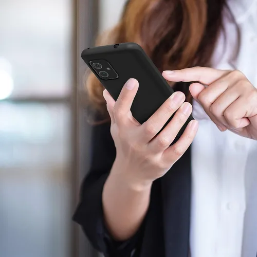 Miniatura 4 de kwmobile Funda compatible con ASUS Zenfone 8 - Funda protectora de silicona TPU suave y delgada, color negro mate
