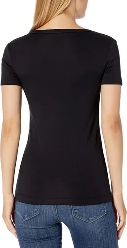 Miniatura 3 de Tienda Essentials paquete de 2camisetas de manga corta para mujer, cuello redondo, ajuste ceñido