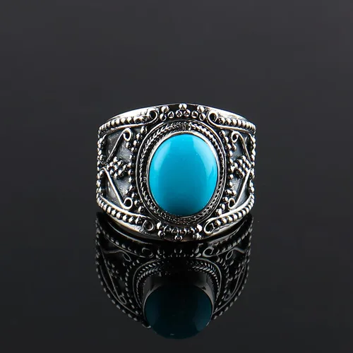 Miniatura 7 de 925 Sterling Silver Gemstones Statement Rings for Women & Girls