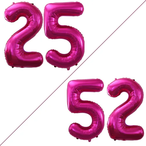 Miniatura 350 de Goer, conjunto de globos de papel aluminio para decoraciones de cumpleaños, globos de las letras de feliz cumpleaños y de números Oro