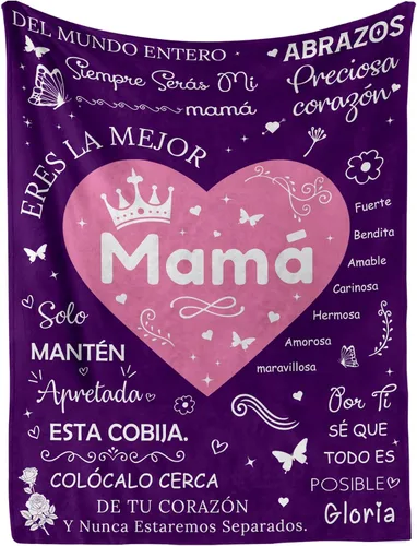 Miniatura 8 de D-Story BK-01 - Manta personalizada de jardín para mamá con nombres de niños, manta de jardín personalizada para abuela, manta de flores