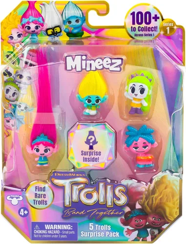 Miniatura 2 de Dreamworks Trolls Band Together Mineez 5 Trolls Pack sorpresa - Los estilos pueden variar