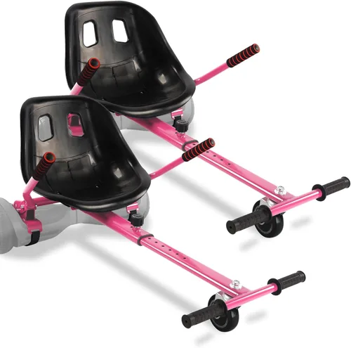 Miniatura 10 de Accesorio de asiento para aeropatineta, para aeropatinetas de 6.5 pulgadas, 8 pulgadas, 10 pulgadas, carrito de hover para niños y adultos, Negro