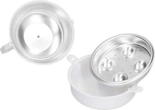 Miniatura 7 de Máquina de huevos hervidos, horno de microondas, calderas de huevo, vaporizador de huevo hervido, maja para microondas, utensilios de cocina