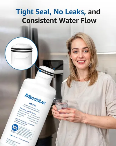 Miniatura 7 de Maxblue Filtro de agua para refrigerador MB-F45, compatible con Samsung® DA97-17376B, HAF-QIN/EXP, DA97-08006C, HAF-QIN, RF23M8070SR, RF28R7201SR