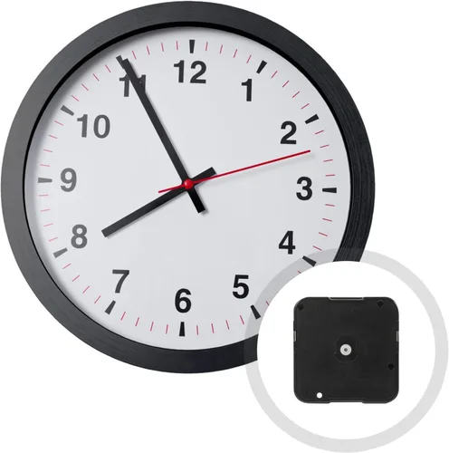 Miniatura 6 de Mecanismo de reloj de cuarzo de repuesto de mecanismo de reloj, piezas de reparación de cuarzo a pilas (sin roscar 0.315 pulgadas)