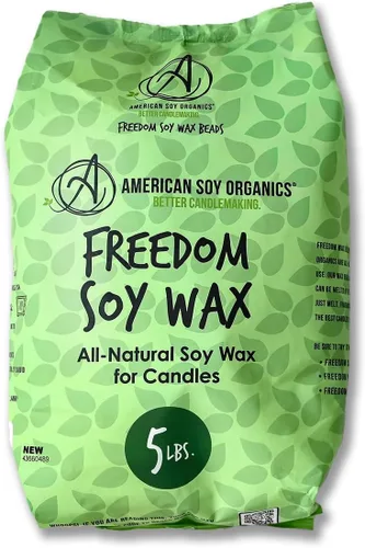 Miniatura 9 de American Soy Organics - Cuentas de cera de soja Freedom de 1 libra para hacer velas - Cuentas de cera para microondas - Suministros prémium