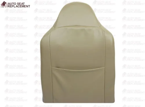 Miniatura 4 de Compatible con 2003 2004 2005 2006 2007 Ford F250 F350 Lariat Crew Cab Funda de asiento de cuero para conductor con respaldo reclinable, reemplazo
