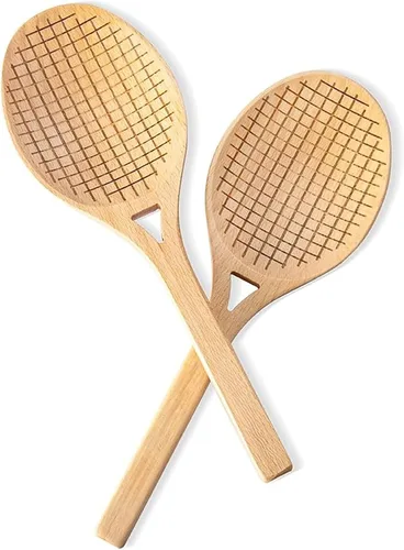 Miniatura 7 de Fox Run Your Serve Pickleball Paddle Charcutería, 14.5 x 7.5 pulgadas, tablas para servir queso de bambú