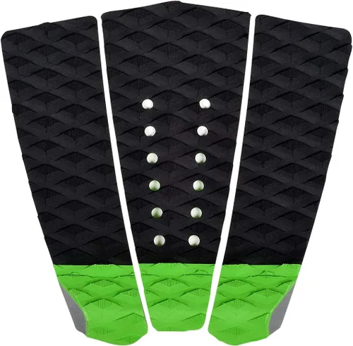 Miniatura 17 de Abahub 3 almohadillas de tracción de EVA para tabla de surf con patín para patinetas, tablas de surf, funboard, tabla de pescado, Naranja