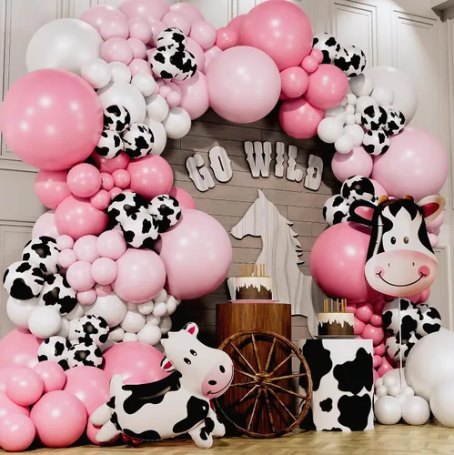 Miniatura 10 de Kit de arco de globos azules TODO EN 1 con globos BONUS de hueso y margarita para decoración de cumpleaños de niña - Guirnalda de globos pastel