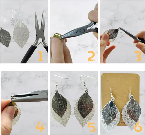 Miniatura 3 de MAIBAOTA Ganchos de Oro para Aretes para Hacer Joyas, 602 Piezas de Ganchos de Aretes Chapados en Oro Hipoalergénicos, Anillos de Salto, Accesorios