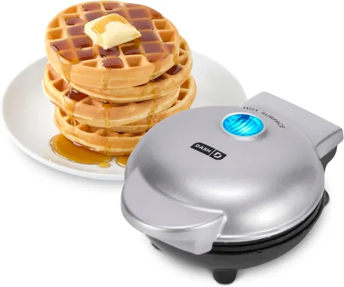 Miniatura 11 de Dash Mini Waffle Maker- Compact Electric Iron for Creative Homemade Treats - PTFE nonstick surface - Easy-to-Clean - Perfect for Kids & Families
