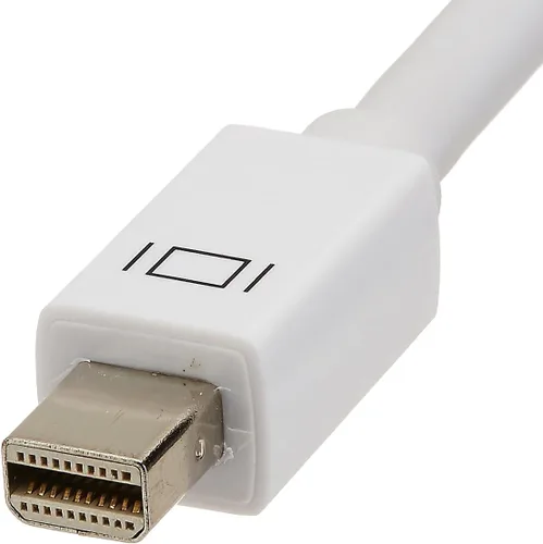 Miniatura 3 de Amazon Basics Adaptador de monitor Mini DisplayPort a VGA, color blanco