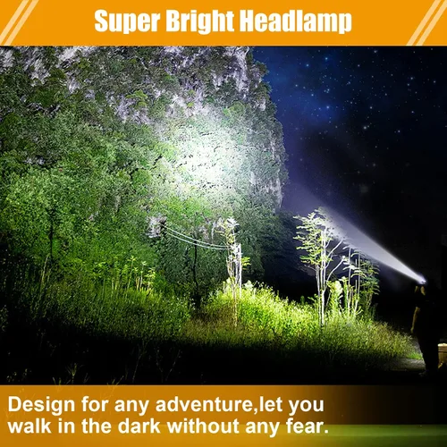 Miniatura 2 de Linterna frontal LED superbrillante para minería, recargable e impermeable, lámpara minera subterránea a prueba de explosiones para túnel, mina