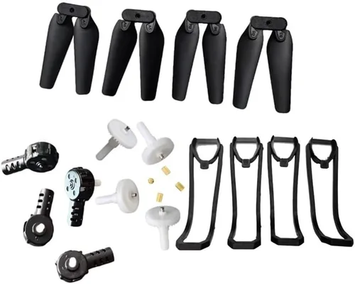 Miniatura 4 de RC Drone Repuestos Hélice Marco Protector Big Gear Motor Motor Base Accesorio para E88 E88PRO (4 piezas Big Gear)