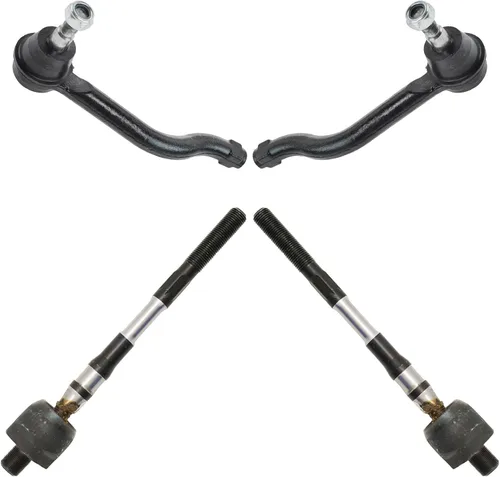 Miniatura 179 de TRQ Juego de barras de acoplamiento delanteras interiores y exteriores de 4 piezas compatible con Jeep Cherokee 1991-2001 y Comanche 91-92