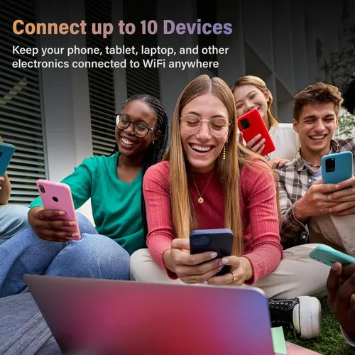 Miniatura 5 de GlocalMe Hotspot móvil G4 Pro 4G LTE con datos globales de 1 GB, hotspot WiFi portátil para viajes en más de 200 países, dispositivo de punto