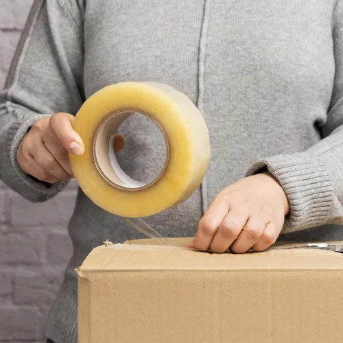 Miniatura 5 de PSBM Clear Packing Tape, 18 Rolls 2 Mil 3.8 Inch 72 Yards Per Roll, Heavy Duty Tape for Packaging, Shipping, Moving & Sealing