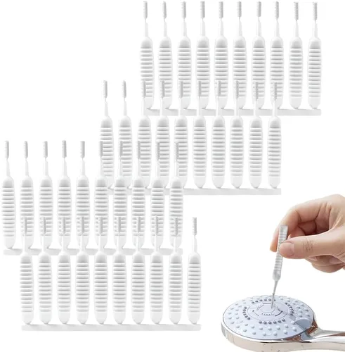 Miniatura 9 de Cepillo de limpieza para cabezal de ducha para agujeros pequeños, cepillo de limpieza antiobstrucción 2026, herramienta de limpieza de cabezal