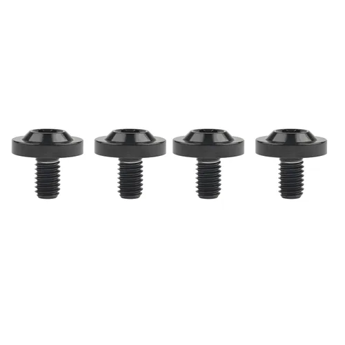 Miniatura 16 de Tornillos Torx T30 de titanio M6 10 15 20 0.984 in Torx T30 para bicicleta, motocicleta, automóvil, paquete de 4 (M6 x 0.394 in, plateado)