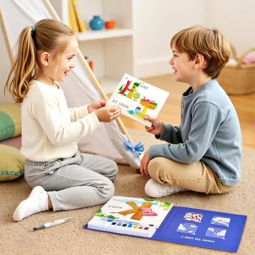 Miniatura 9 de JoyCat Libros de pintura con agua para colorear para niños pequeños, juegos de pintura de acuarela para niños de 3 a 5 años, 4 a 8 años, actividades