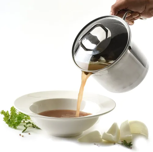 Miniatura 5 de Norpro Olla múltiple de 8 tazas con tapa de colado 19 litros plata