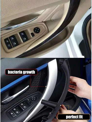 Miniatura 4 de FEXON Manijas de puerta de repuesto para BMW Series 3 F30 Series 4 Soporte de puerta interior Moldura Tirador Reposabrazos Kit de soporte 2012-2018