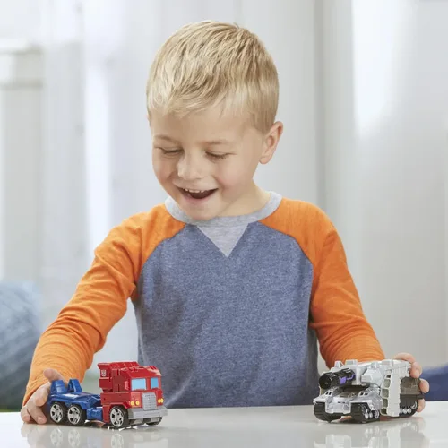 Miniatura 8 de Transformers Toys Heroes and Villains Optimus Prime y Megatron, paquete de 2 figuras de acción – para niños de 6 años en adelante, 7 pulgadas
