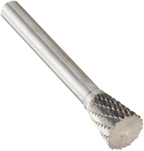 Miniatura 91 de Drill America SA-1 Rebaba de carburo/lima giratoria cilíndrica de doble corte para amoladora de troquel de 1/4" de diámetro x 5/8" de longitud