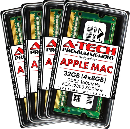 Miniatura 8 de A-Tech 8 GB de RAM para Apple MacBook Pro (mediados de 2012), iMac (finales de 2012, principios/finales de 2013, finales de 2014, mediados de 2015)