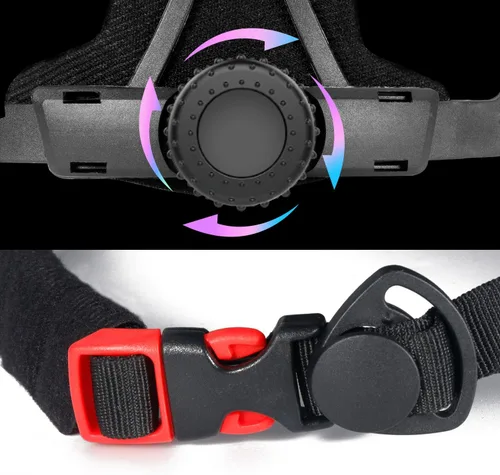 Miniatura 7 de Casco de bicicleta ajustable con gradiente de color para niños pequeños de 3-5-8-14+ años, niñas y niños. Casco para monopatín y bicicleta