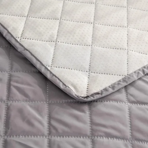 Miniatura 6 de vctops Funda acolchada de doble protección, 100 % impermeable, funda antideslizante para sofá de 2 plazas, protector reversible de muebles para Gris