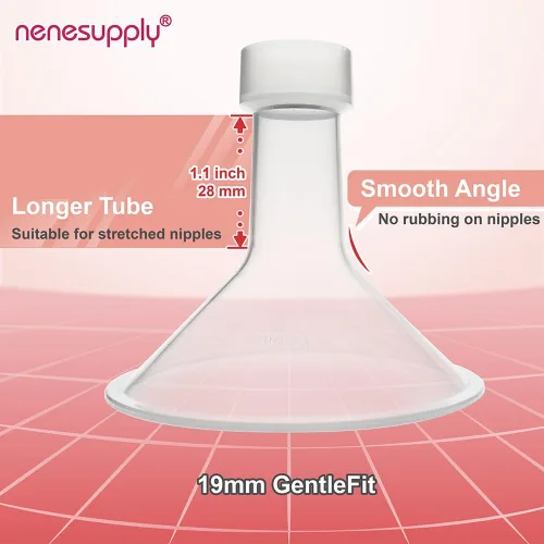 Miniatura 4 de Nenesupply Protector de pecho de brida de 0.748 in compatible con piezas de bomba y extractores de leche Lansinoh. Reemplazo al paramanta Lansinoh