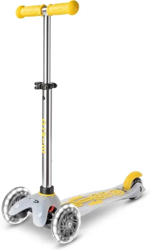Miniatura 15 de Micro Kickboard Mini scooter LED para niños de 2 a 5 años Niños de hasta 110 libras Diseño de 3 ruedas inclinadas para dirigir Barra en T