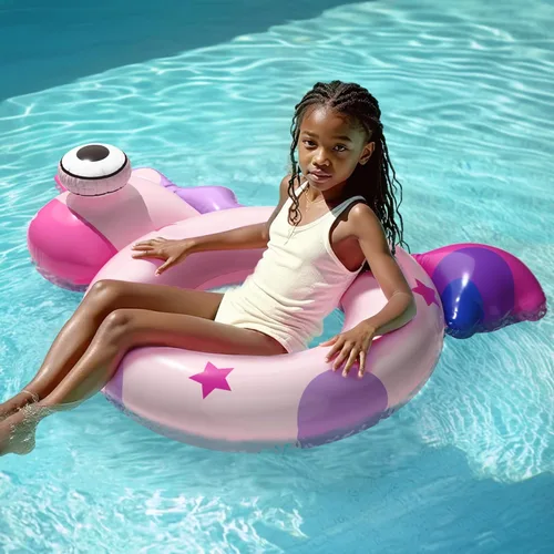 Miniatura 7 de Pool Wave - Flotadores inflables de piscina para niños, flotadores inflables de tubo de natación para niños, juguete flotante de agua al aire libre
