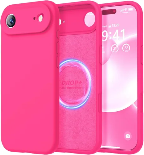Miniatura 345 de LOVE 3000 Compatible con Funda para iPhone 15, [Cámara de Cobertura Completa de Silicona Suave] [Protección contra Caídas de 8 pies], Forro de Negro