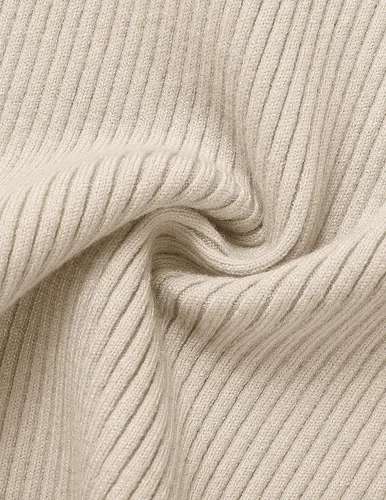Miniatura 5 de ZESICA Camiseta de manga corta con cuello redondo y punto acanalado para mujer, ajustada, camiseta básica de verano 2023 de color sólido