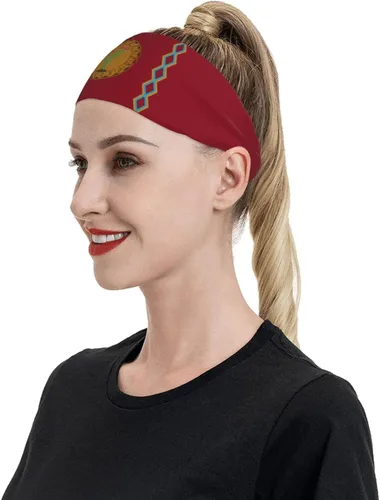 Miniatura 6 de Panteera Wayuu Headband for Men Women Sports Sweatband for Fitness Exercise Moisture Wicking Running Yoga Hairbands