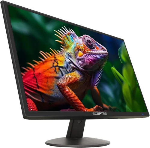 Sceptre - Monitor LED delgado Prime de 24 pulgadas, 1080p 99% sRGB 2x HDMI VGA con altavoces integrados, color negro máquina (serie E248W-19203R