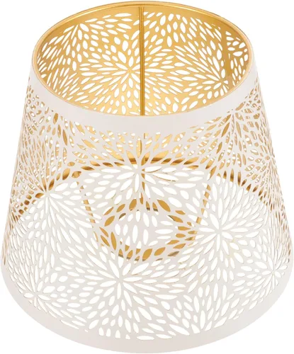 Pantalla de lámpara de metal, sombra de árbol de hierro, sombra de lámpara E27, clip en la mesa, pantalla hueca, accesorios de luz para lámpara de