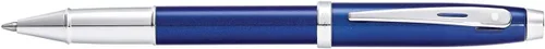 Miniatura 9 de Sheaffer 100 Bolígrafo de laca negra brillante con ribete cromado pulido