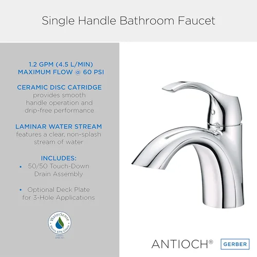 Miniatura 6 de DANZE D222522 - Grifo de lavabo, cromado