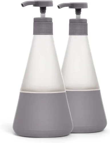 Miniatura 8 de Cleancult Dispensador de jabón para platos (15 onzas, 1 unidad), dispensador de jabón de vidrio recargable con bomba, dispensador de jabón