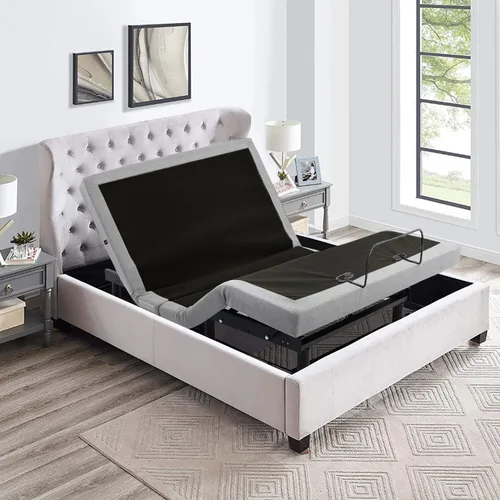Miniatura 14 de Irvine Home Collection Base de cama ajustable de tamaño individual XL, características cargadas, gravedad cero, sin ronquidos, posiciones de memoria