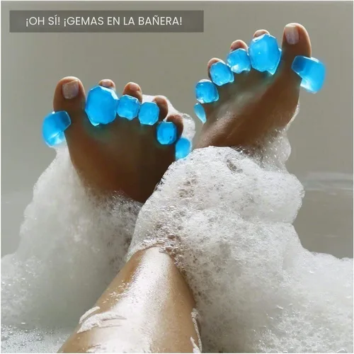 Miniatura 7 de Gemas: Estirador y separador gel de dedos, alivio terapéutico instantáneo para pies YogaToes ¡Combate juanetes, dedos en martillo y más!