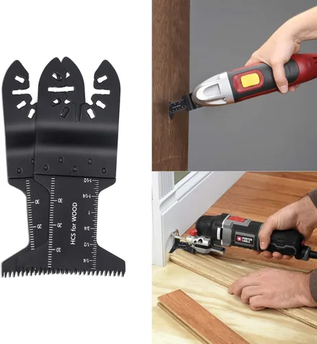 Miniatura 7 de Tanzfrosch 60 hojas de sierra oscilantes multiherramienta de liberación rápida para cortar madera, plástico, metal suave, ajuste Dewalt Makita Fein