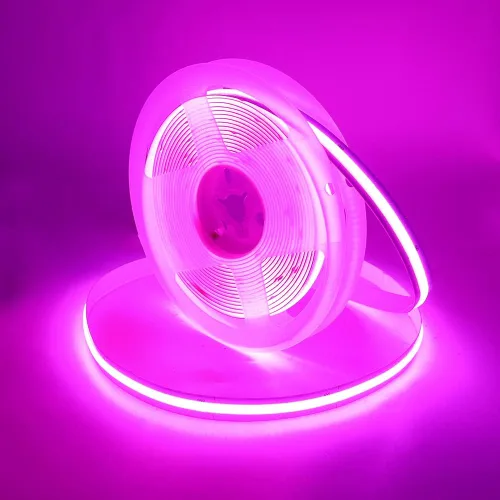 Miniatura 8 de COB - Tira de luces LED, 1.6 ft/1.6 pies, flexible, flexible, flexible, flexible, tira de luces LED COB DC 5V 320 LEDs/m, blanco cálido, 3000 K